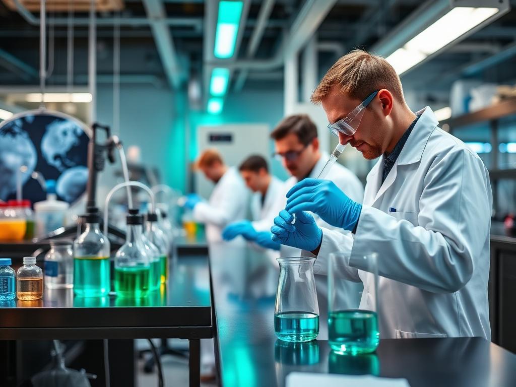 Environmental testing laboratory at Chin Ho